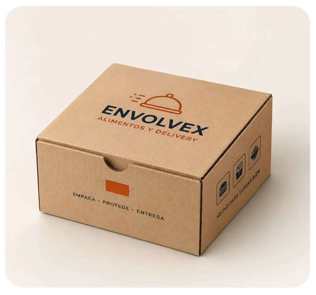 Caja de alimentos y delivery ENVOLVEX